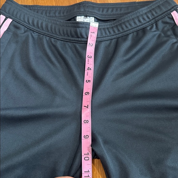 Adidas Black and Pink Sweatpants with Elastic Waistband - Picture 5 of 11